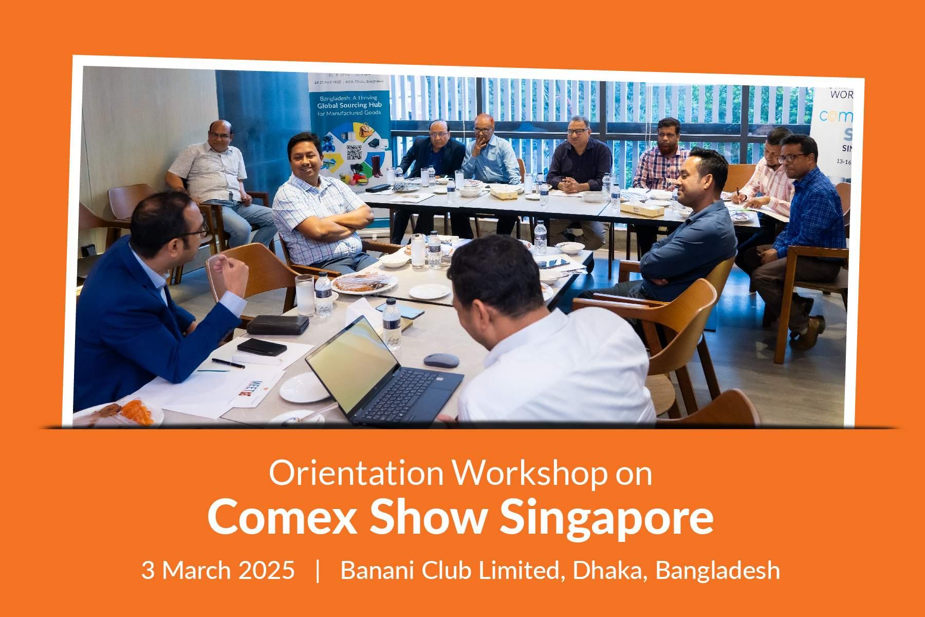Workshop on Comex Show Singapore at Banani Club